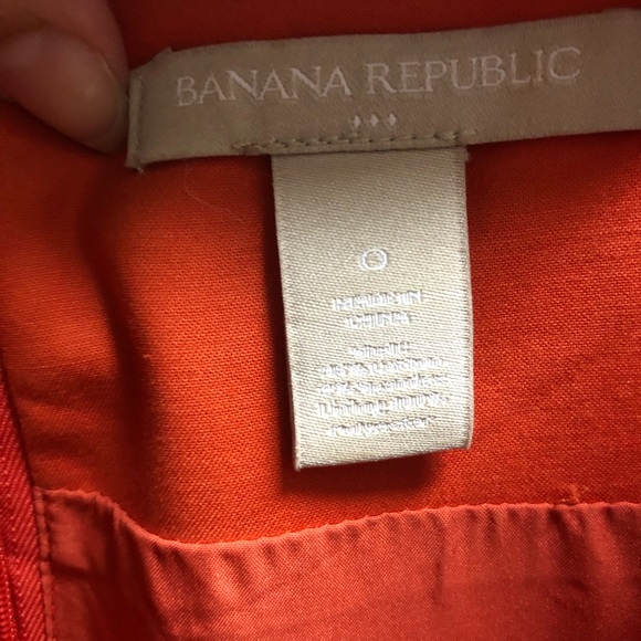 Banana republic burnt orange dress size 0 - Picture 2 of 2